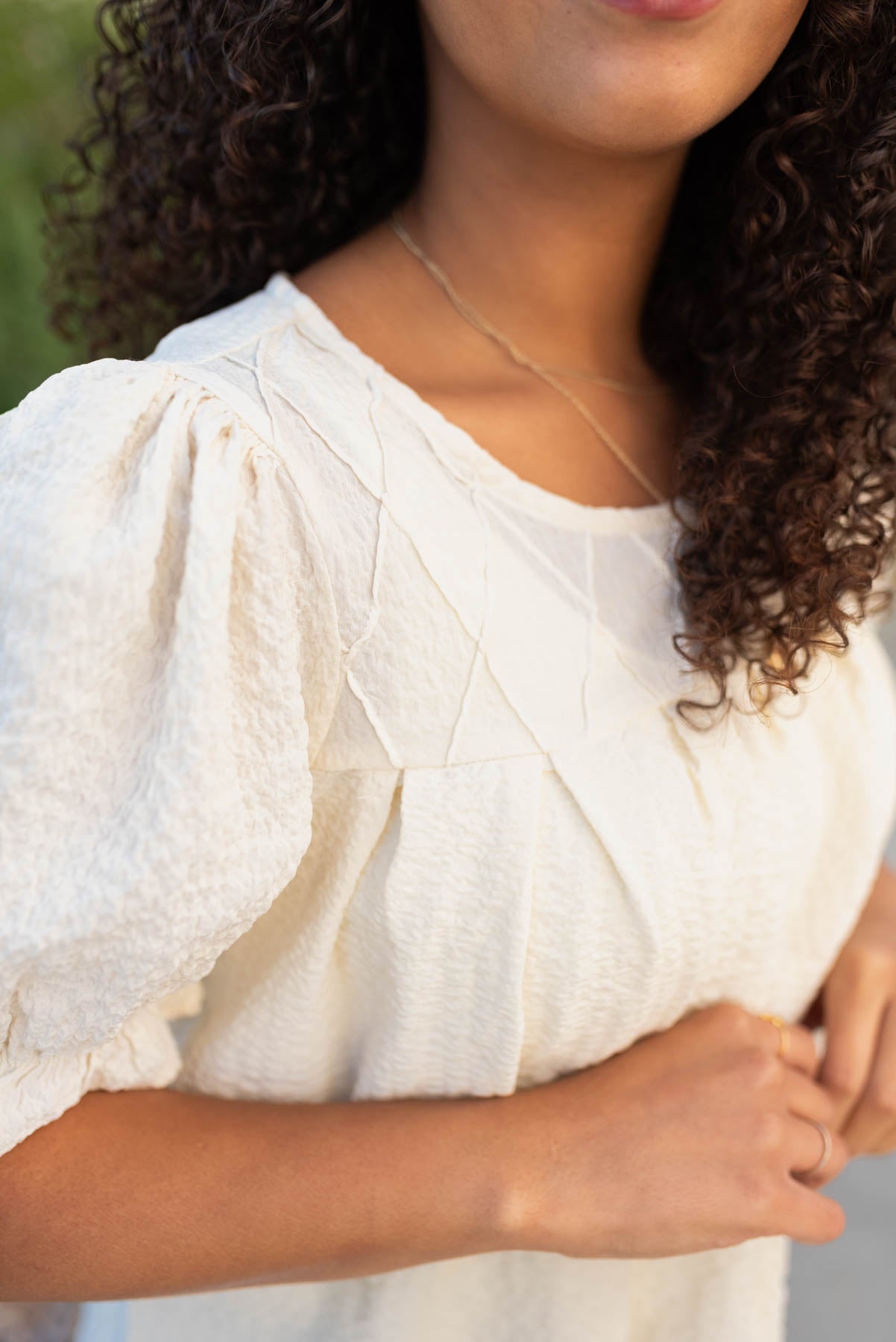 Reese Ivory Blouse
