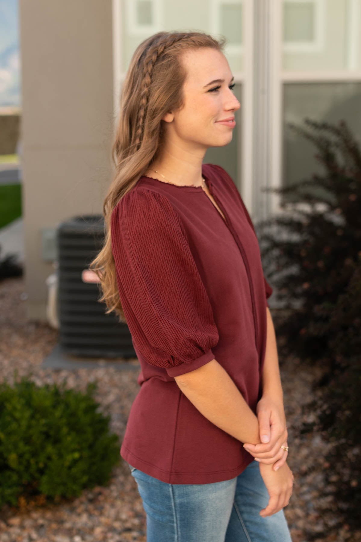Rochelle Burgundy Top