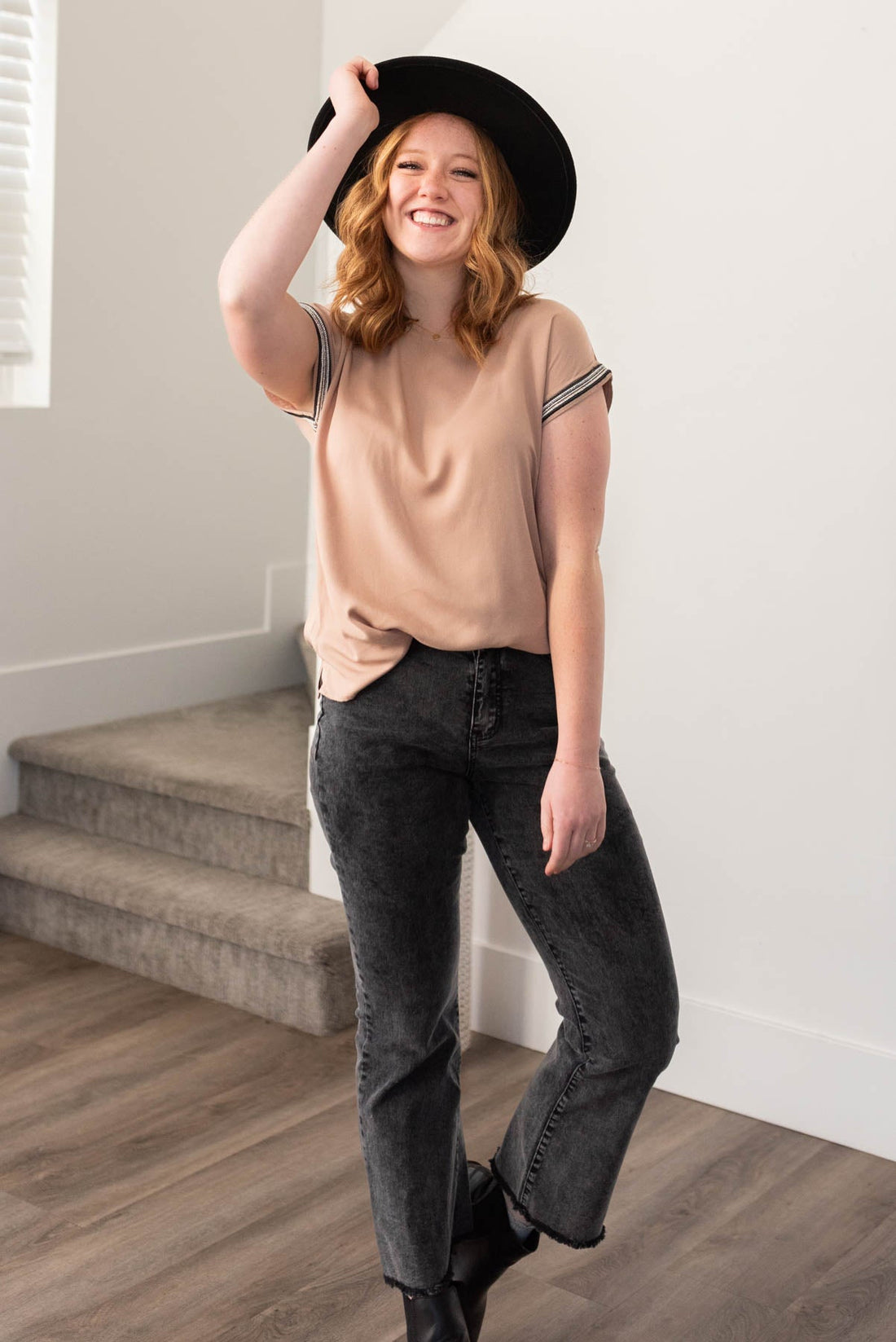 Rowan Taupe Top