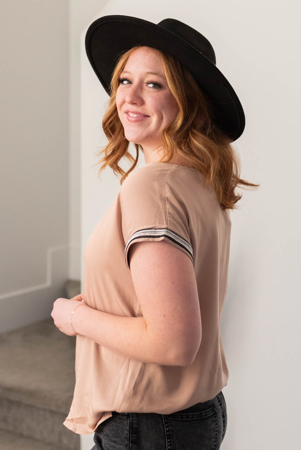 Rowan Taupe Top