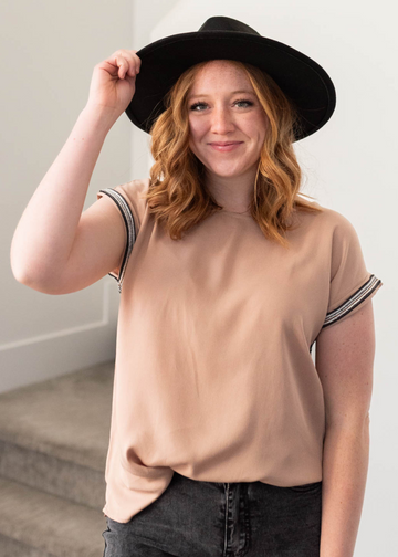 Rowan Taupe Top