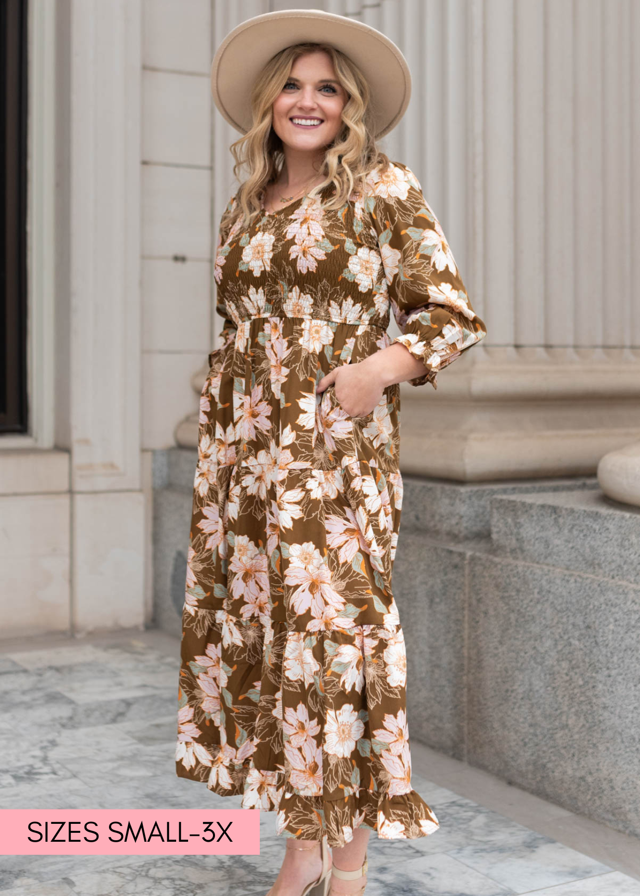 Rylie Brown Floral Dress