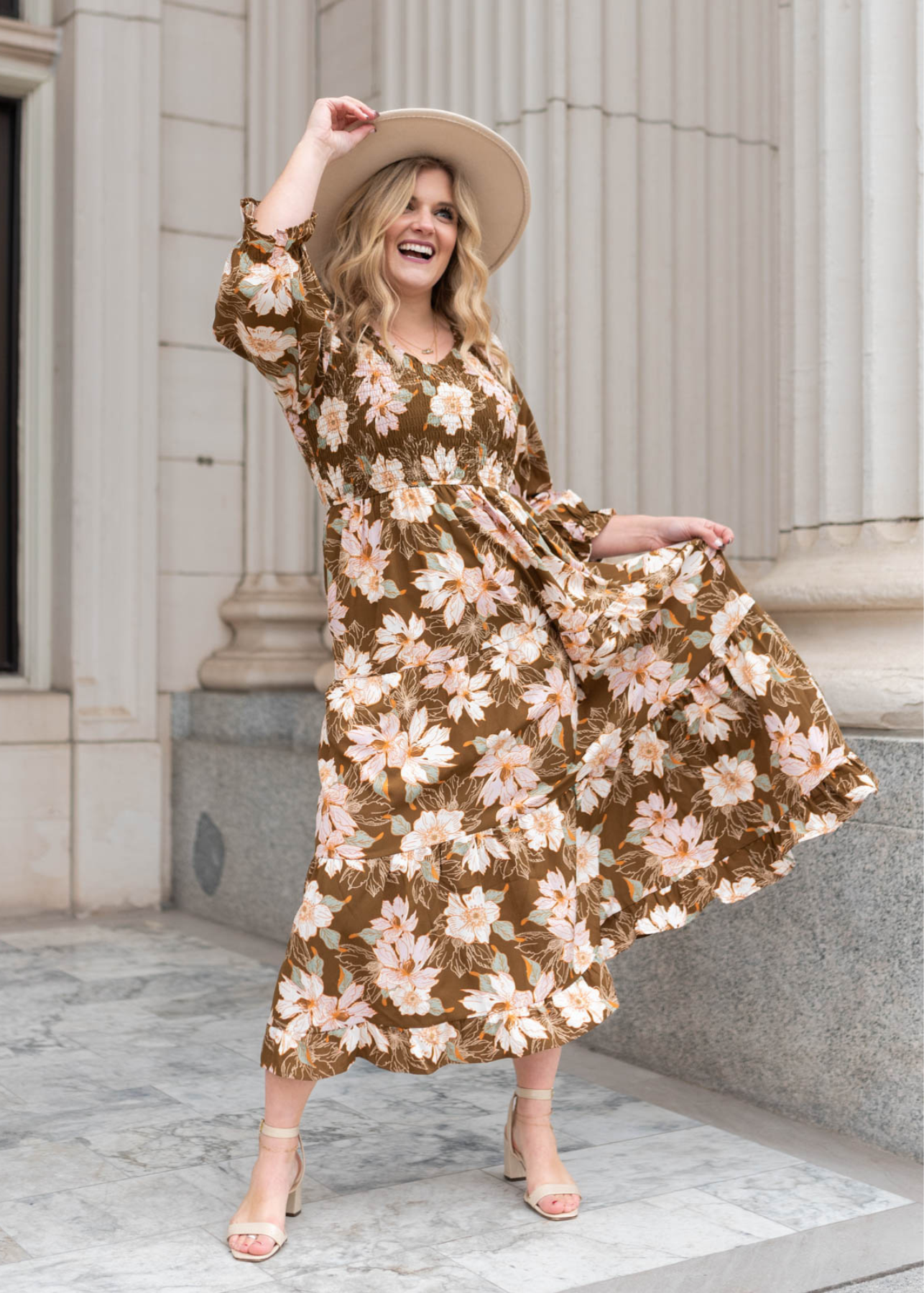 Rylie Brown Floral Dress