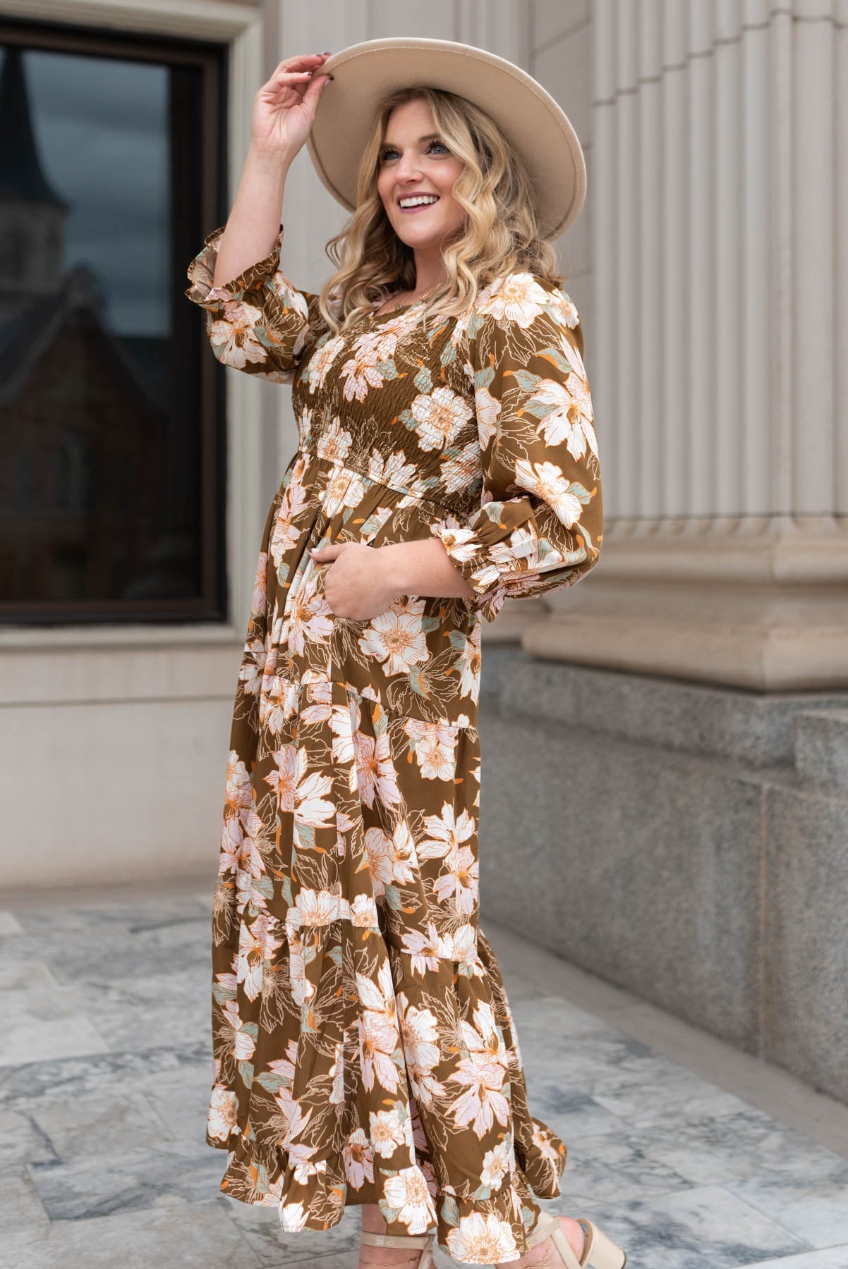 Rylie Brown Floral Dress