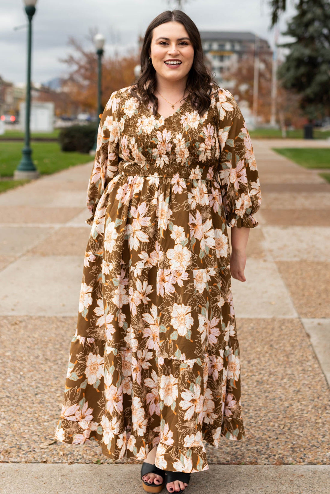 Rylie Brown Floral Dress
