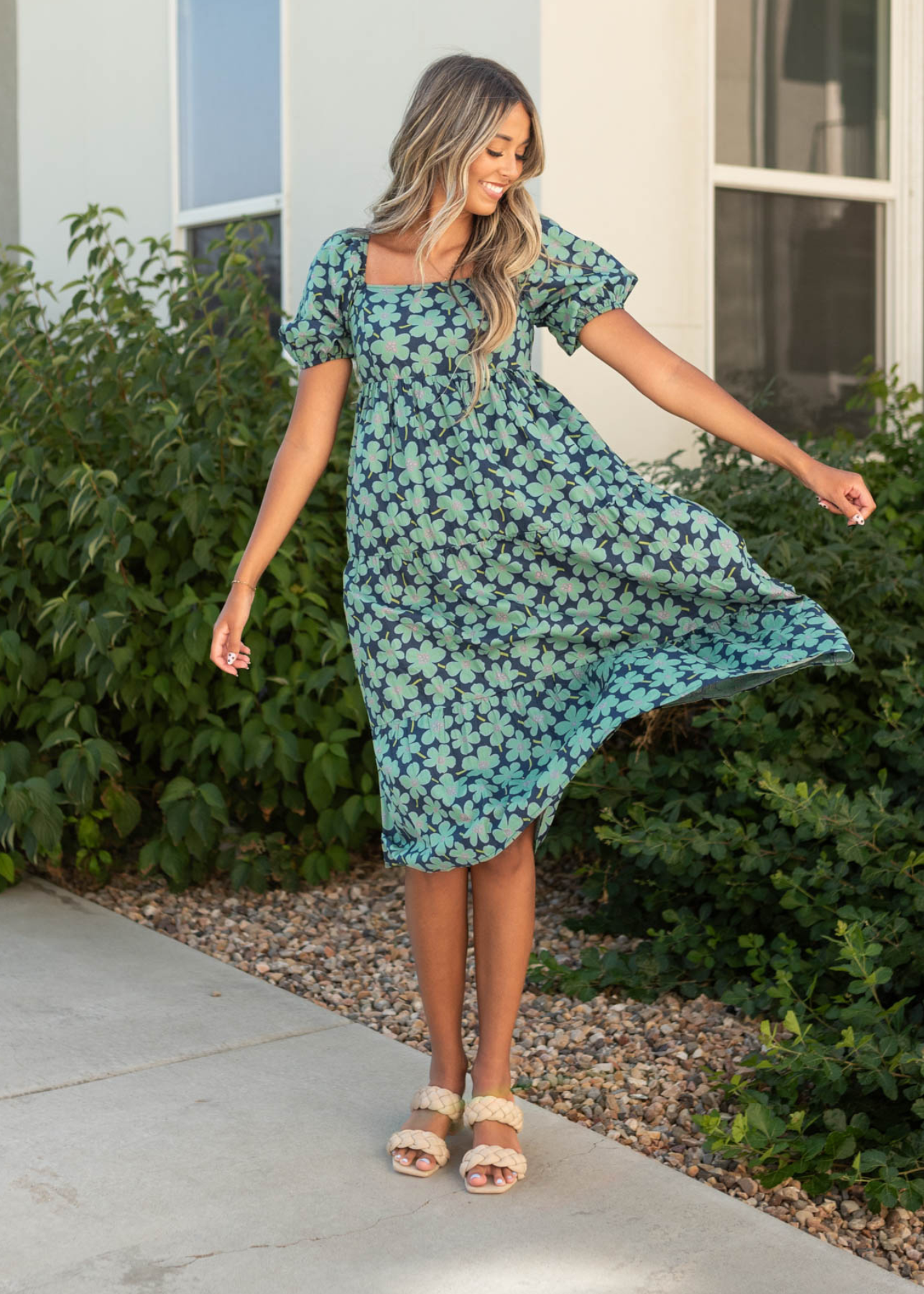 Rynn Dark Green Dress