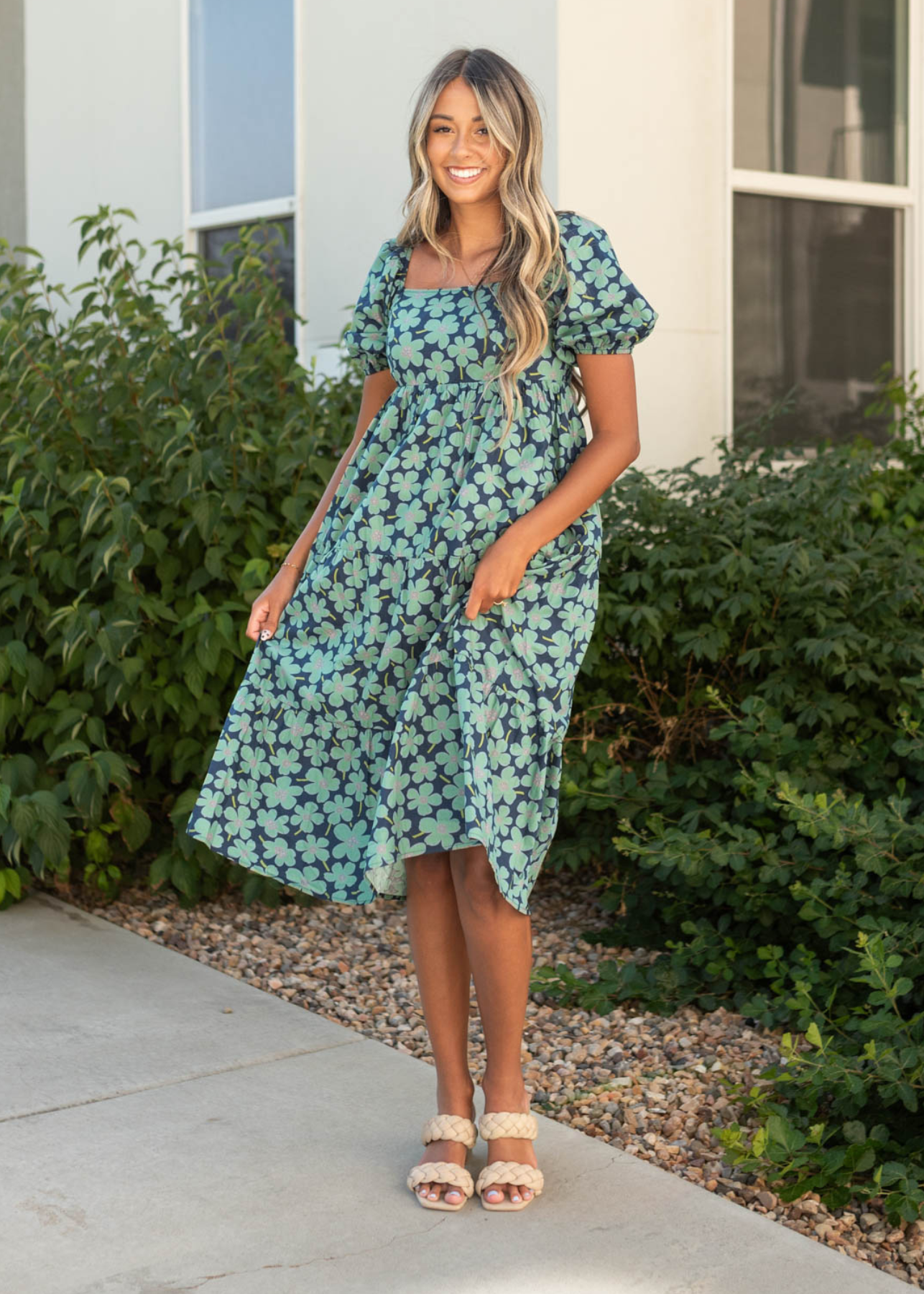 Rynn Dark Green Dress