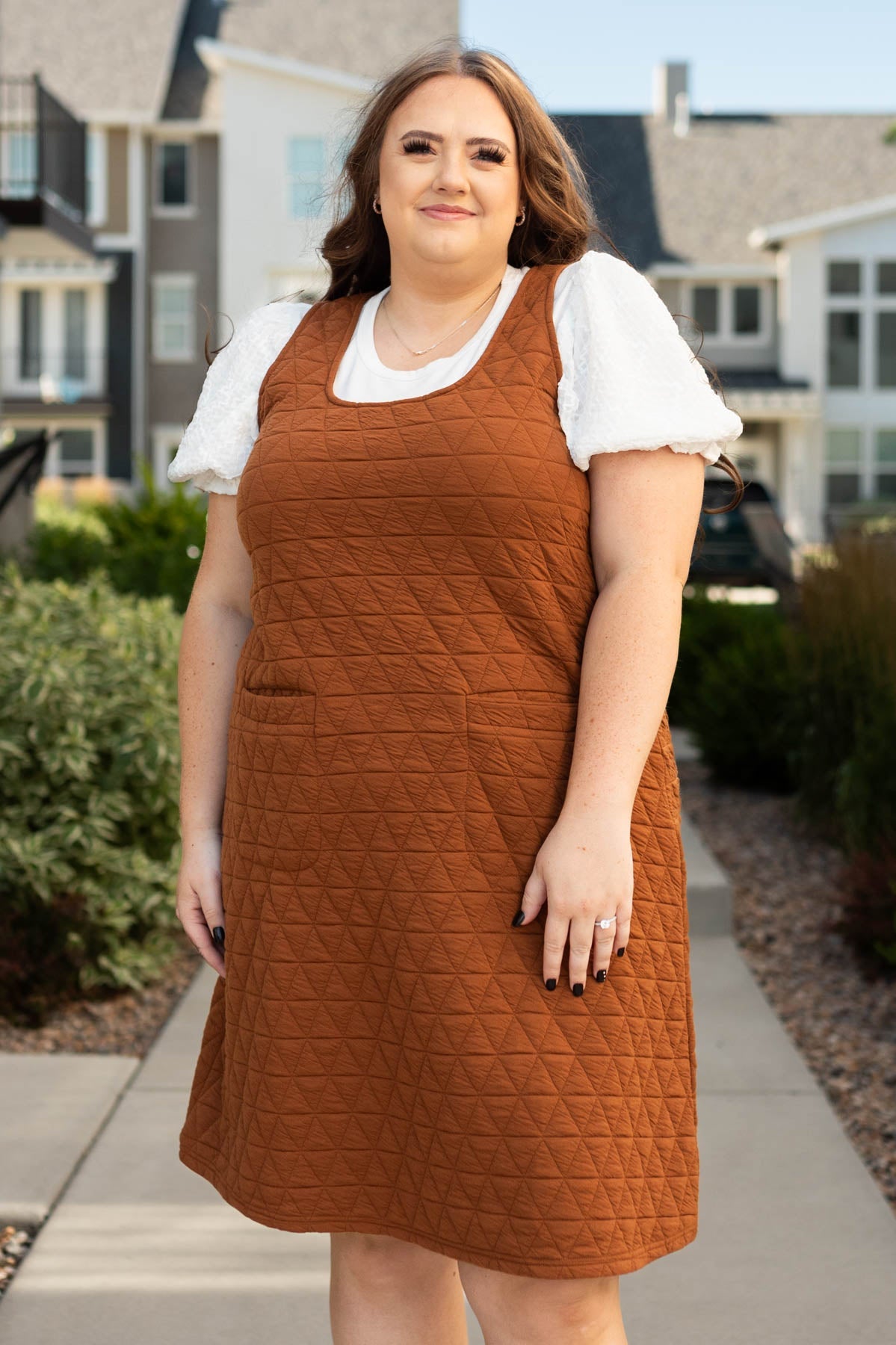 Santia Cinnamon Dress
