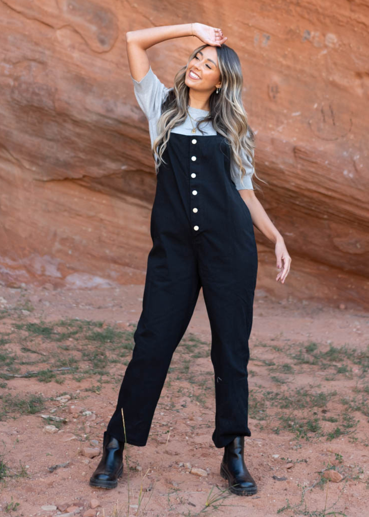 Scarlette Black Jumpsuit