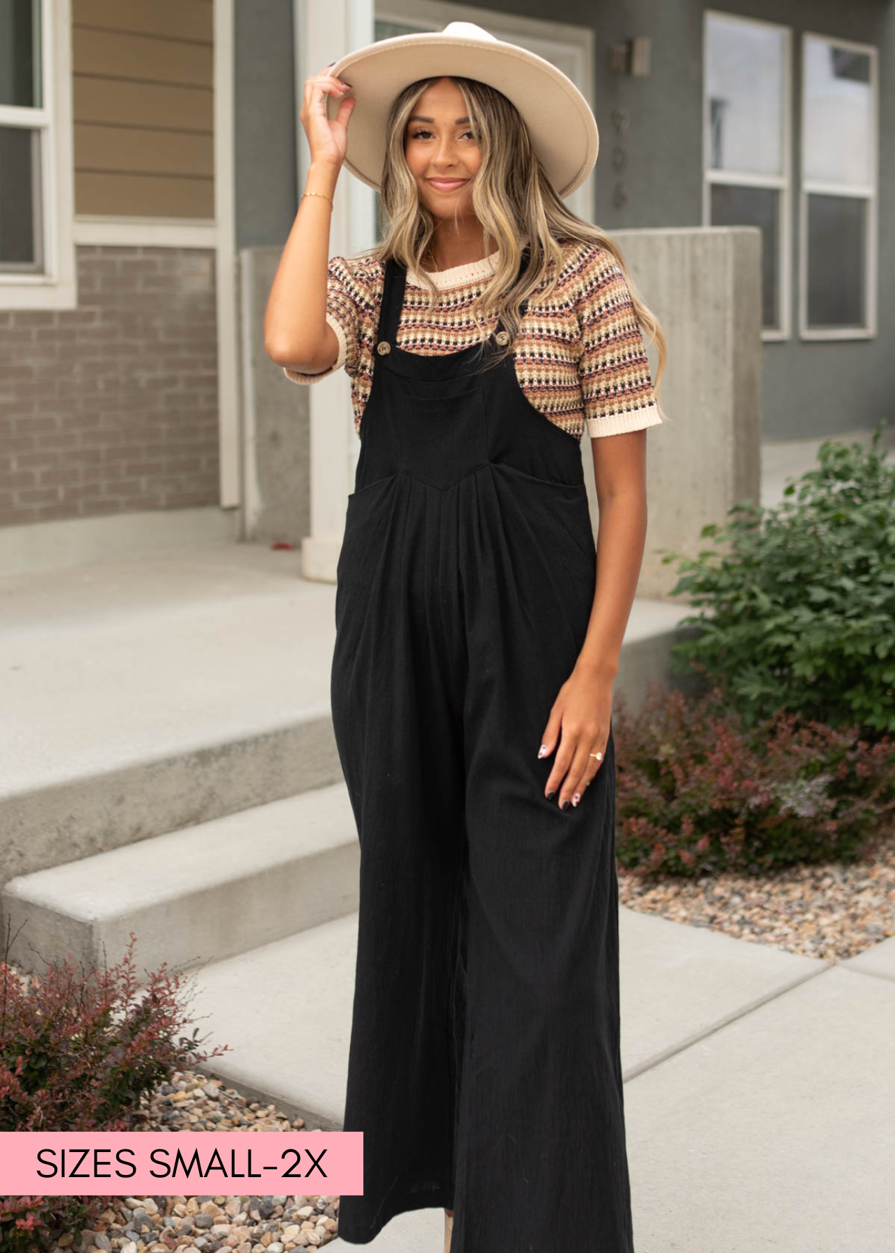 Shana Black Jumpsuit