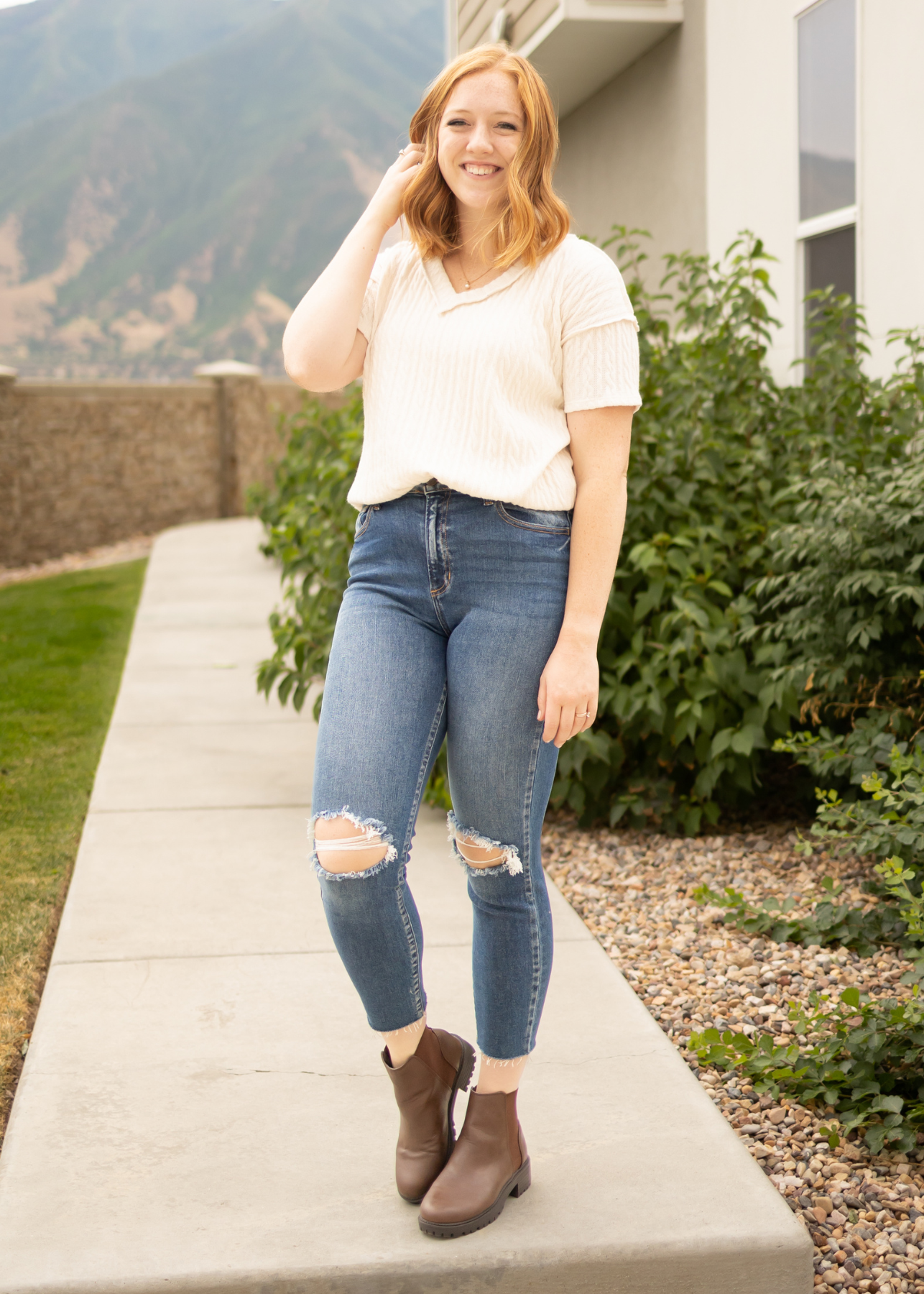 Sharrona Cream Top