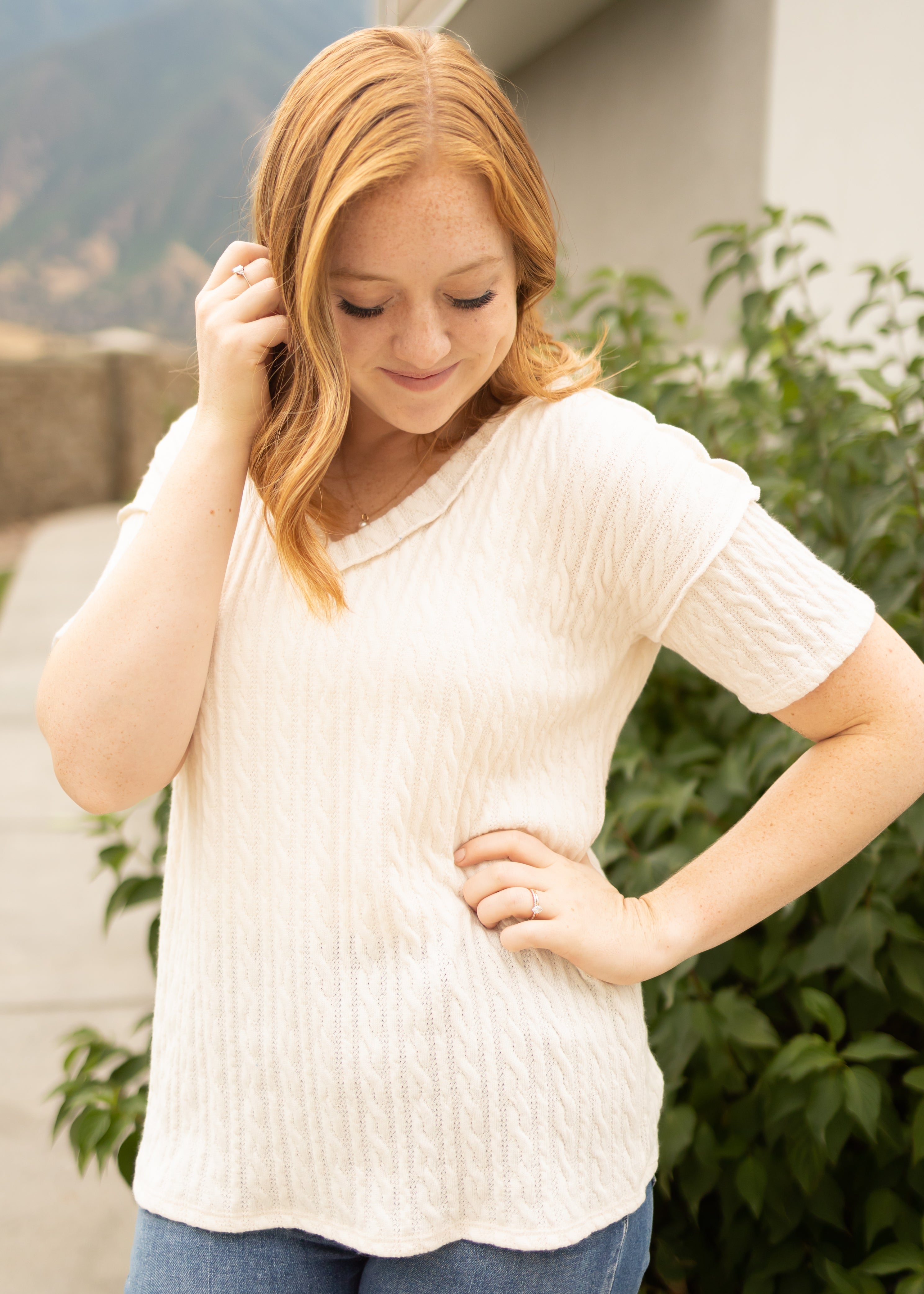 Sharrona Cream Top
