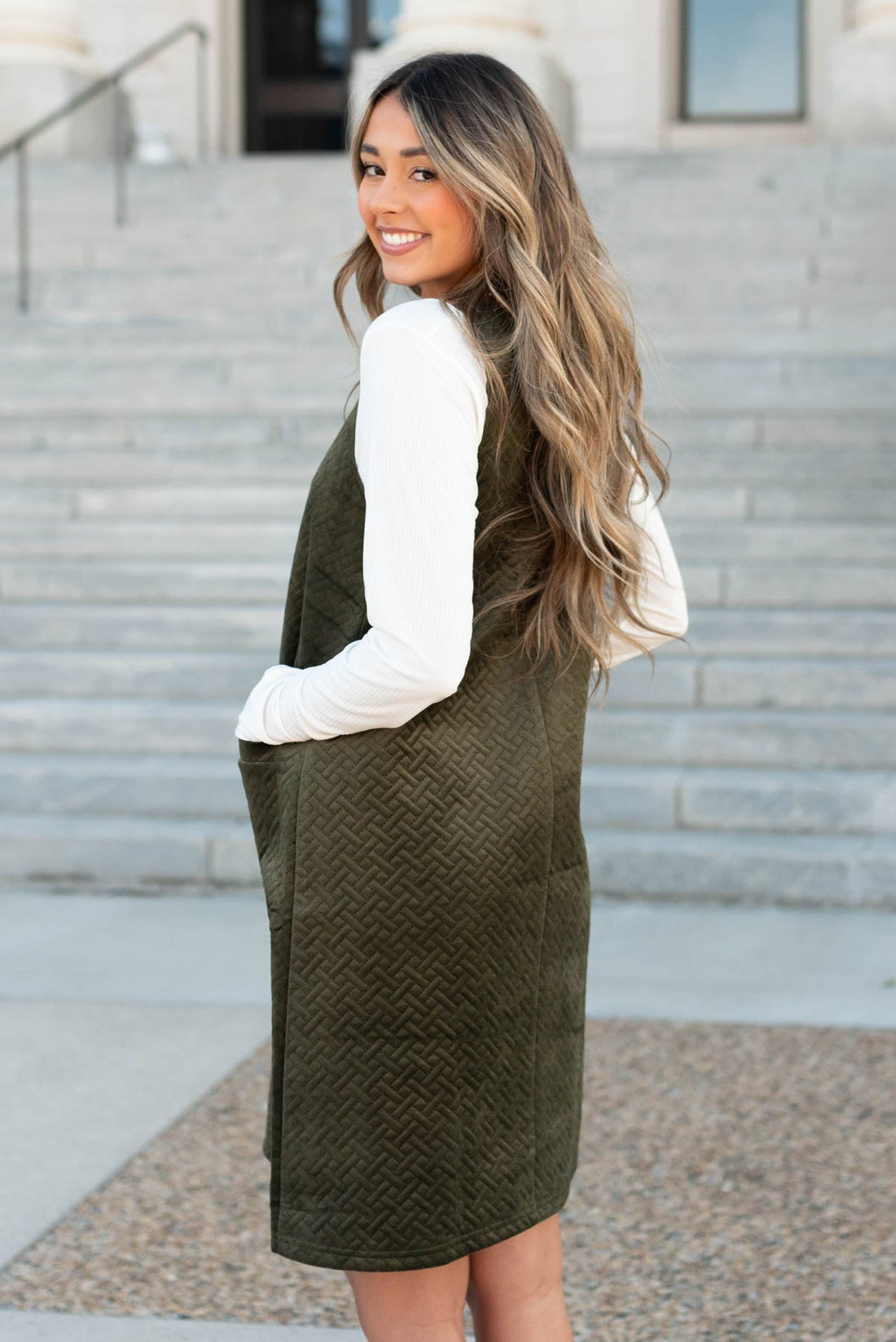 Shay Olive Dress