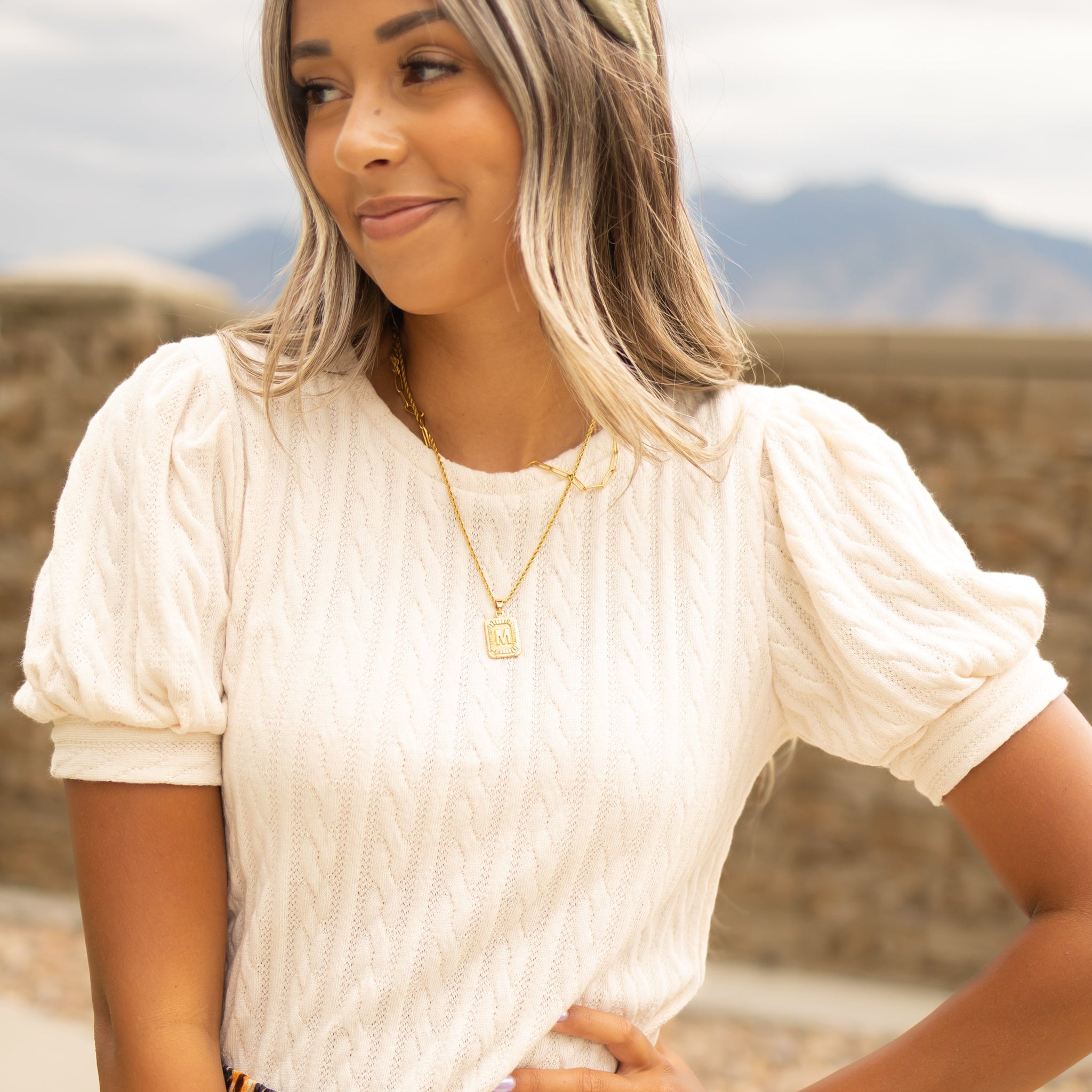 Sicily Cream Top