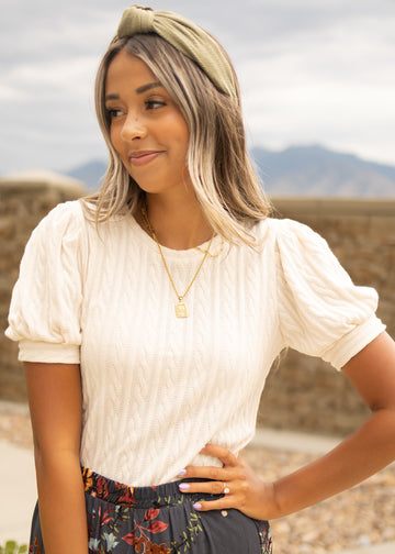 Sicily Cream Top