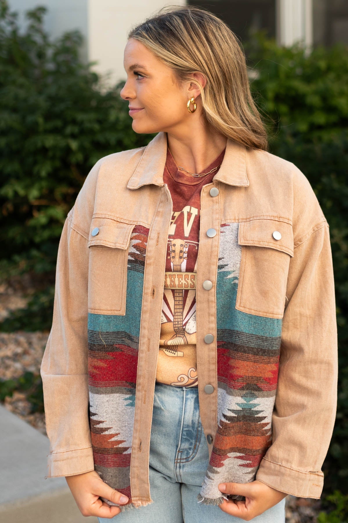 Soren Khaki Denim Jacket