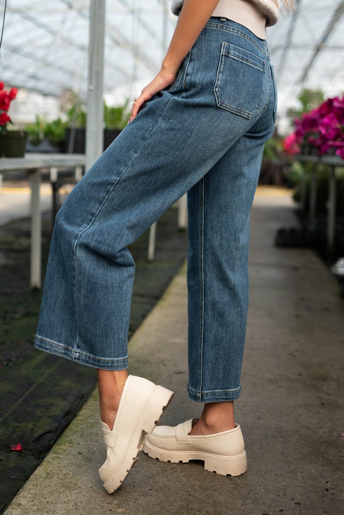 Sue Denim Straight Leg Pants