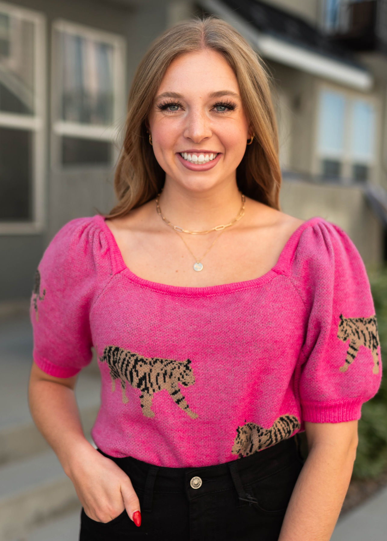 Tamika Fuchsia Top