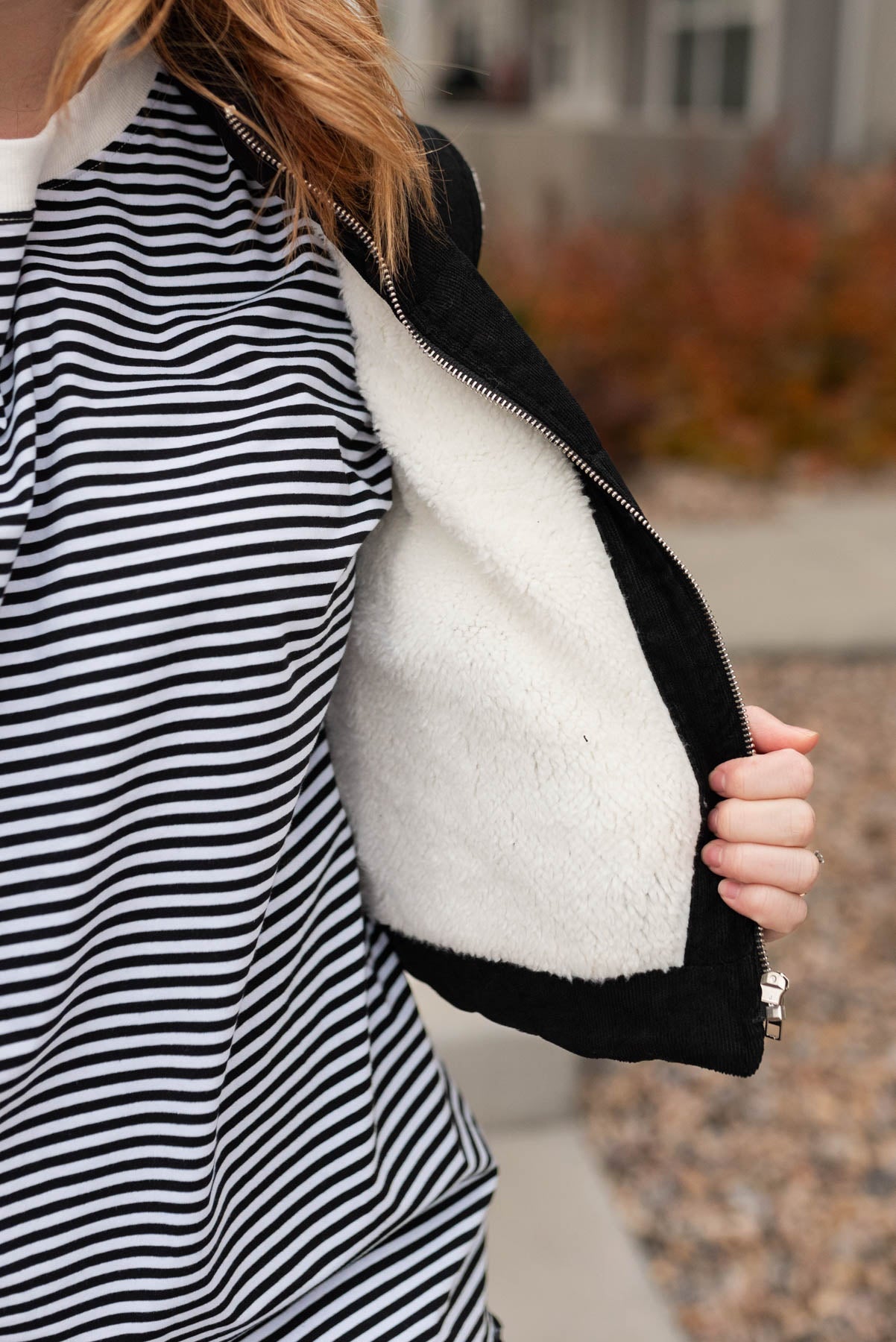 Tayte Black Corduroy Vest