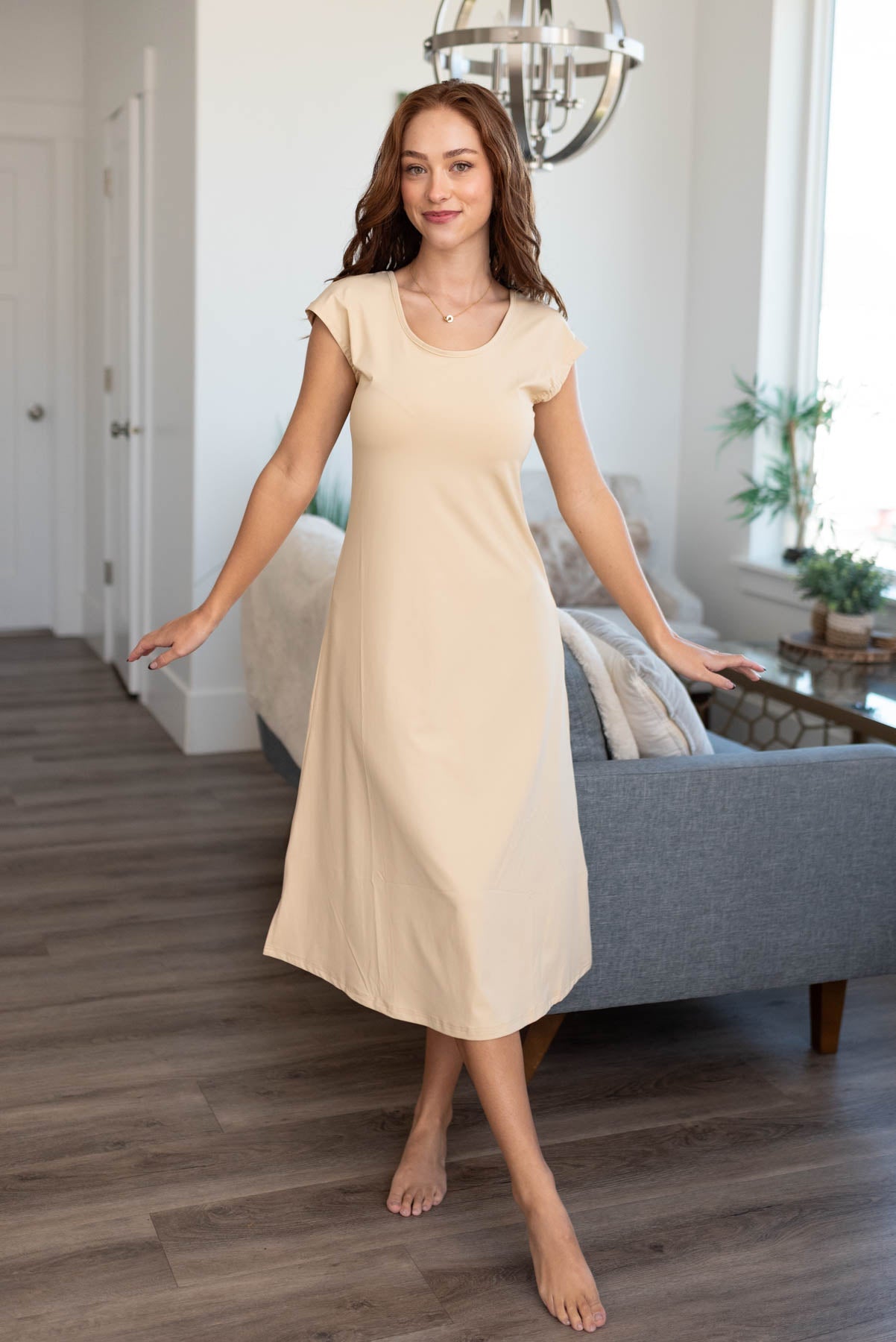 The Slipette Midi Cap Sleeve