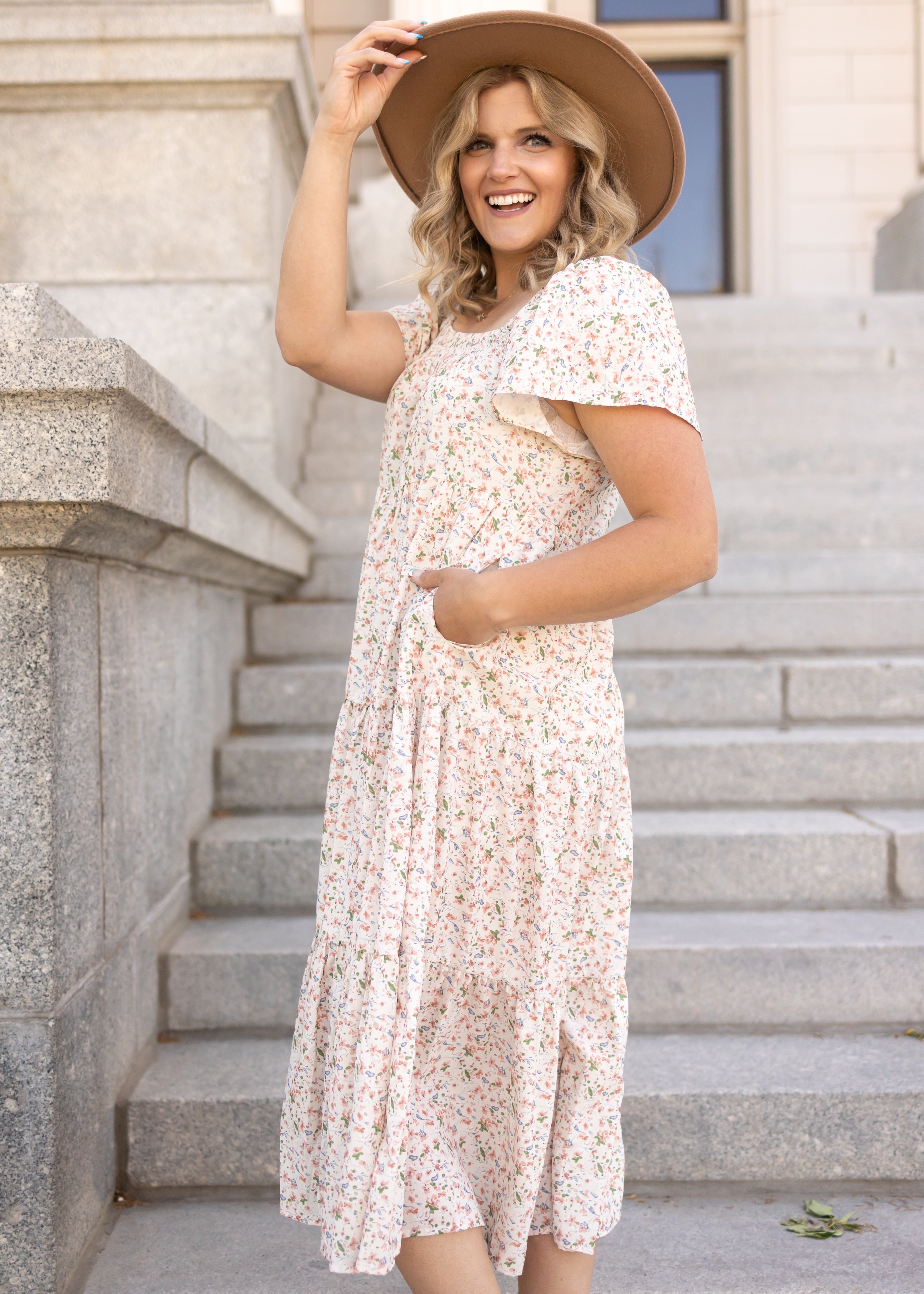 Theodosia Cream Dress