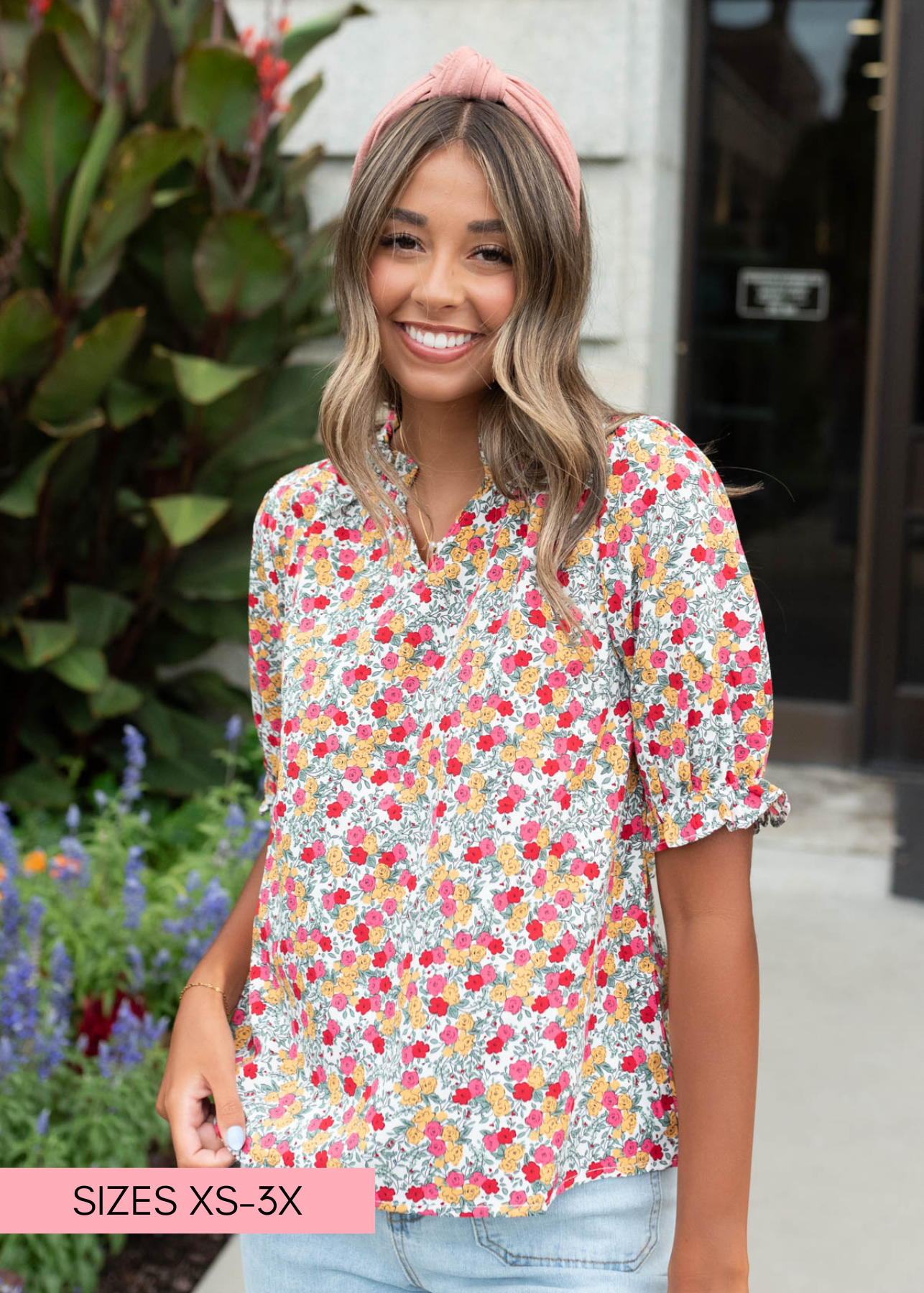 Valery Multi Floral Top