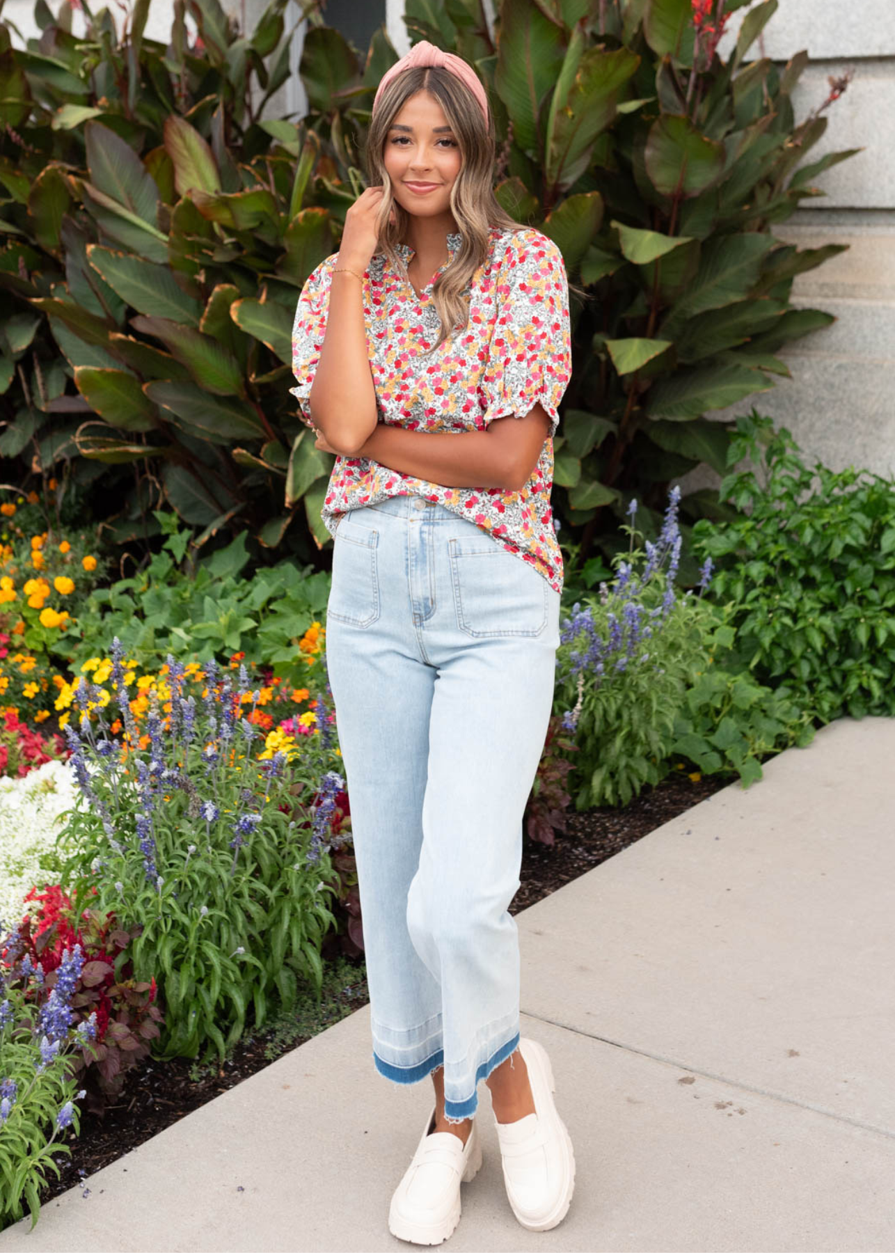 Valery Multi Floral Top