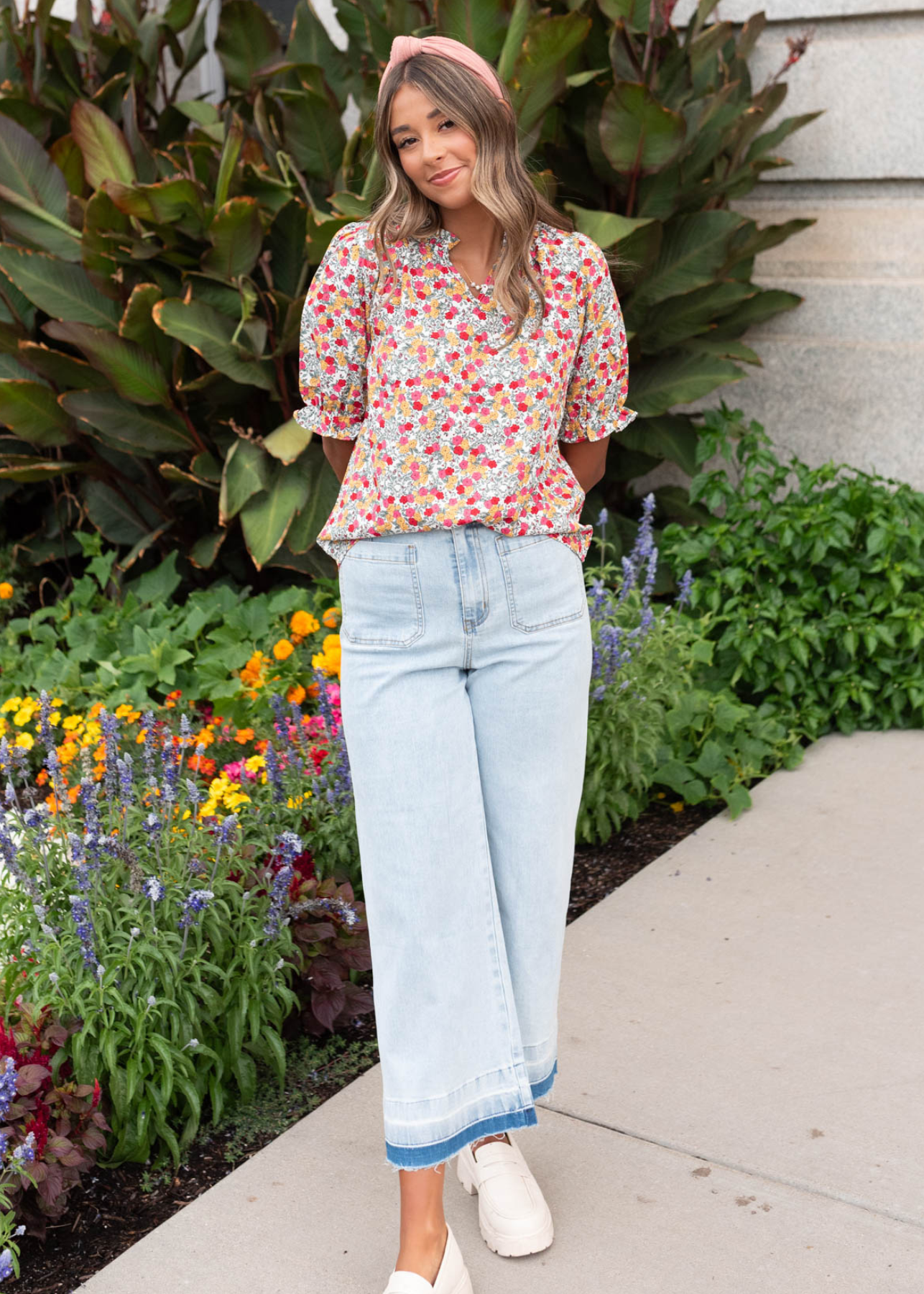 Valery Multi Floral Top