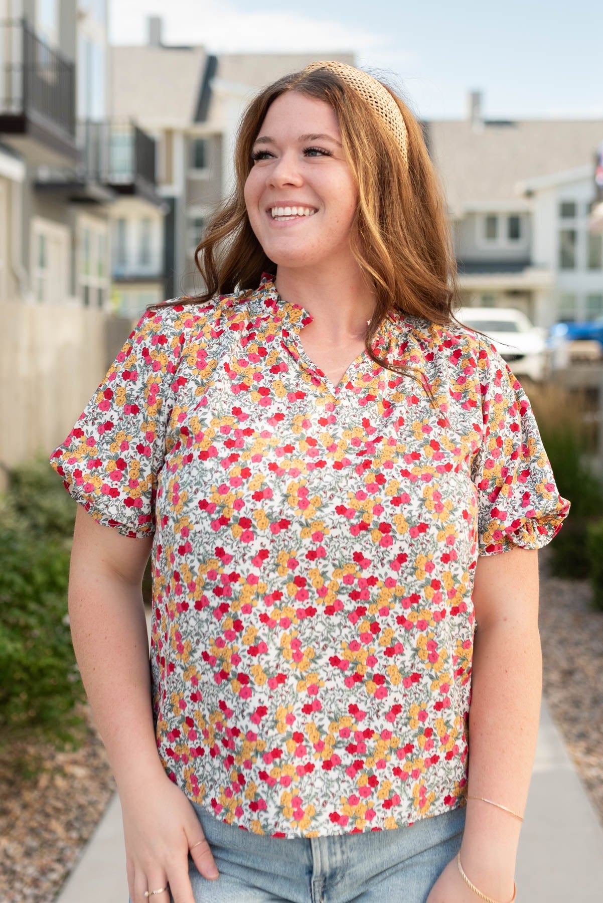Valery Multi Floral Top