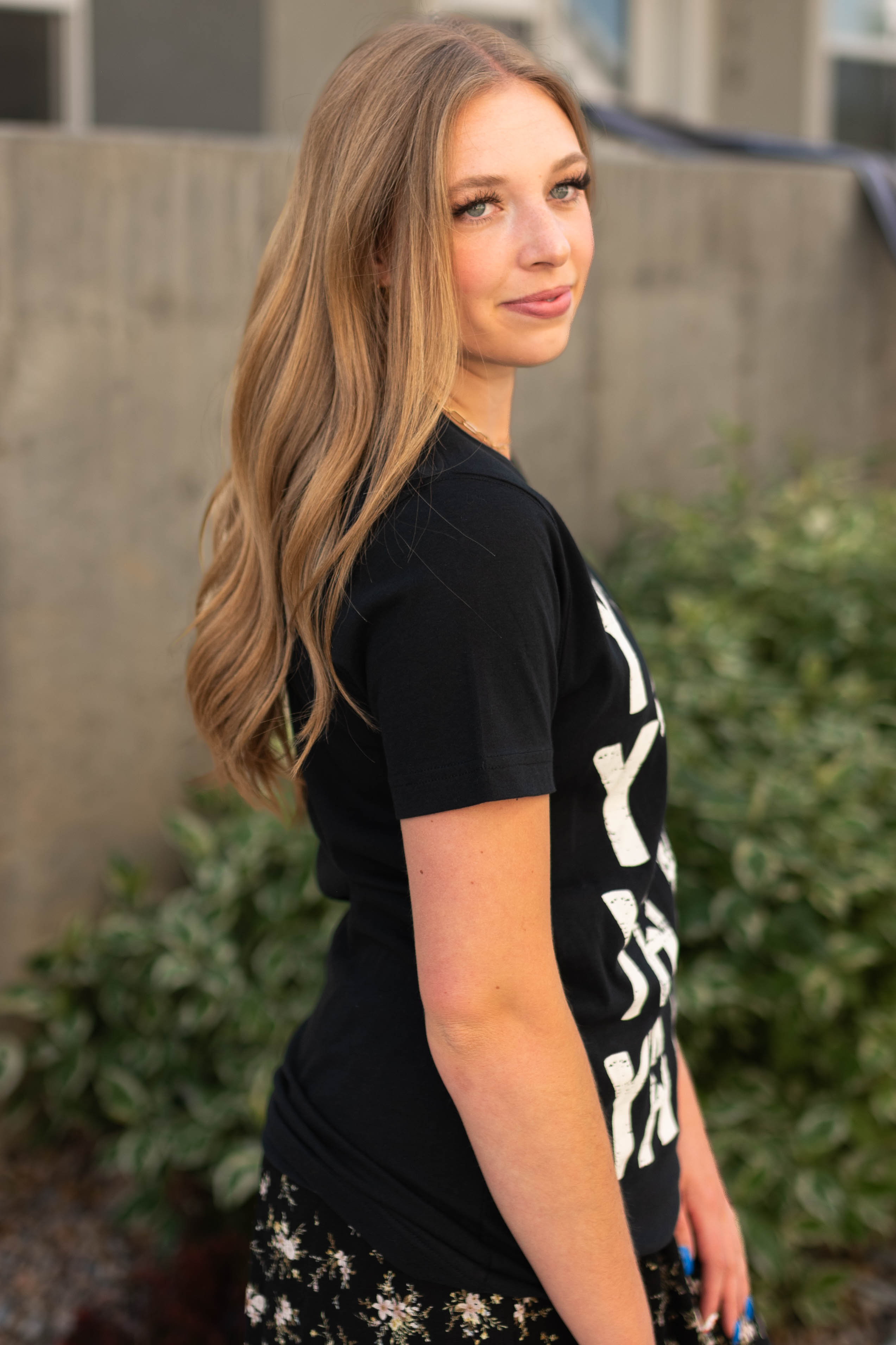 Y'all Black Tee