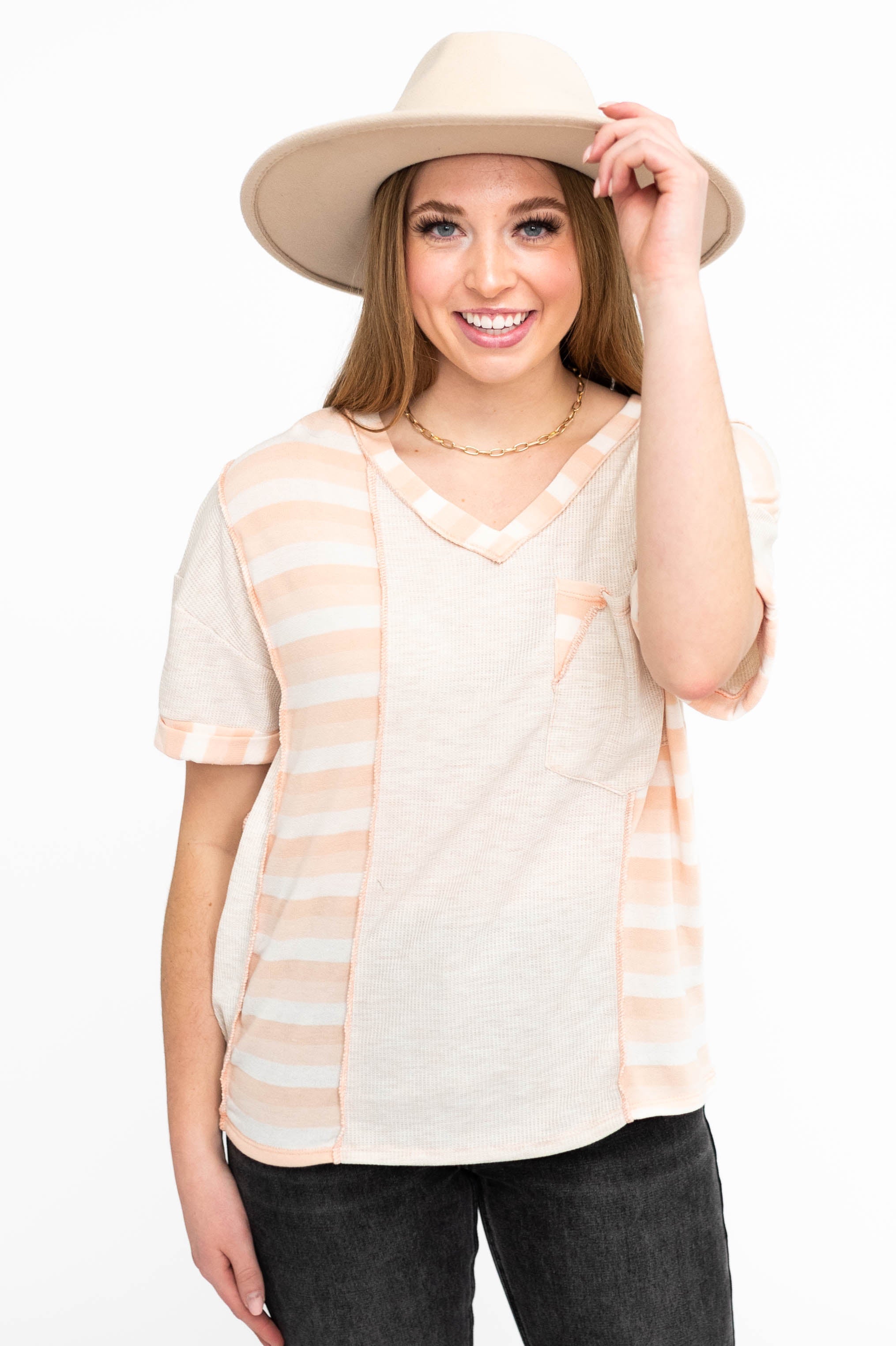 Zara Oatmeal Top