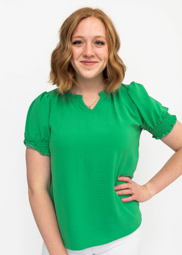 Cindi Kelly Green Top